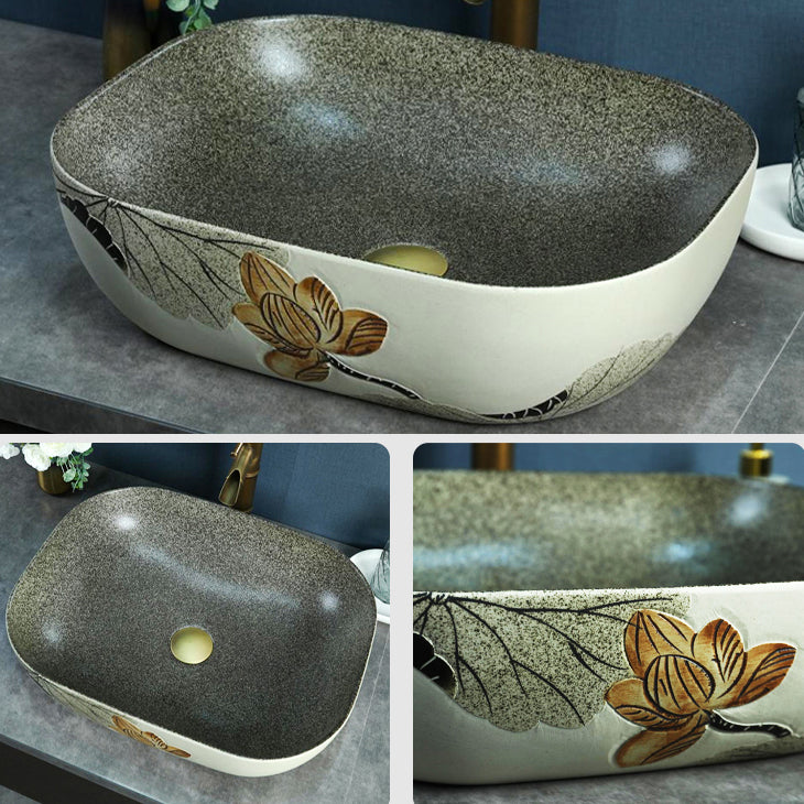 Porcelain Vessel Bathroom Sink Modern No Craftsmanship Vessel Bathroom Sink Only Clearhalo 'Bathroom Remodel & Bathroom Fixtures' 'Bathroom Sinks & Faucet Components' 'Bathroom Sinks' 'bathroom_sink' 'Home Improvement' 'home_improvement' 'home_improvement_bathroom_sink' 7274630