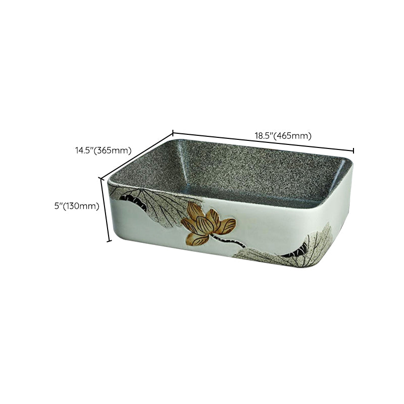 Porcelain Vessel Bathroom Sink Modern No Craftsmanship Vessel Bathroom Sink Only Clearhalo 'Bathroom Remodel & Bathroom Fixtures' 'Bathroom Sinks & Faucet Components' 'Bathroom Sinks' 'bathroom_sink' 'Home Improvement' 'home_improvement' 'home_improvement_bathroom_sink' 7274648