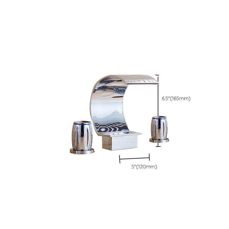 Traditional Roman Tub Faucet Set Copper Fixed Deck-Mount with Handles Clearhalo 'Bathroom Remodel & Bathroom Fixtures' 'Bathtub Faucets' 'bathtub_faucets' 'Home Improvement' 'home_improvement' 'home_improvement_bathtub_faucets' 7274762