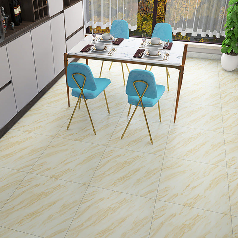 Home Vinyl Flooring Peel and Stick Marble Print Square PVC Flooring for Living Room Grey Clearhalo 'Flooring 'Home Improvement' 'home_improvement' 'home_improvement_vinyl_flooring' 'Vinyl Flooring' 'vinyl_flooring' Walls and Ceiling' 7274913