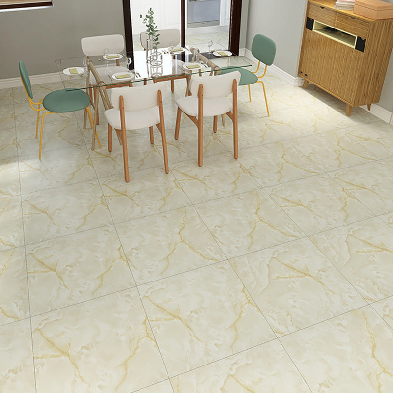 Home Vinyl Flooring Peel and Stick Marble Print Square PVC Flooring for Living Room Clearhalo 'Flooring 'Home Improvement' 'home_improvement' 'home_improvement_vinyl_flooring' 'Vinyl Flooring' 'vinyl_flooring' Walls and Ceiling' 7274918