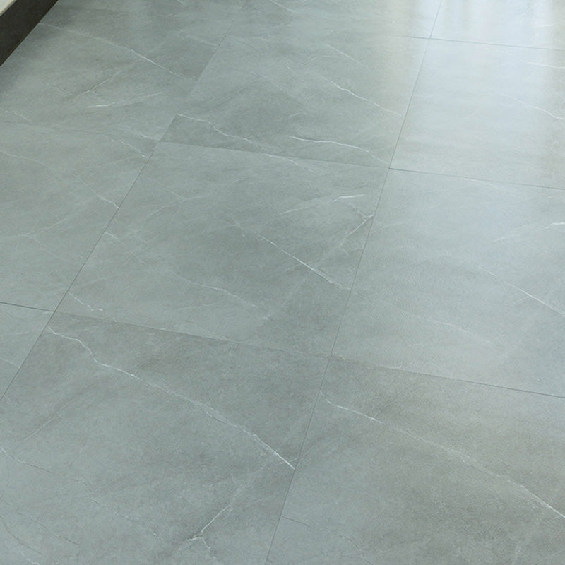Home Vinyl Flooring Peel and Stick Marble Print Square PVC Flooring for Living Room Smoke Gray Clearhalo 'Flooring 'Home Improvement' 'home_improvement' 'home_improvement_vinyl_flooring' 'Vinyl Flooring' 'vinyl_flooring' Walls and Ceiling' 7274923