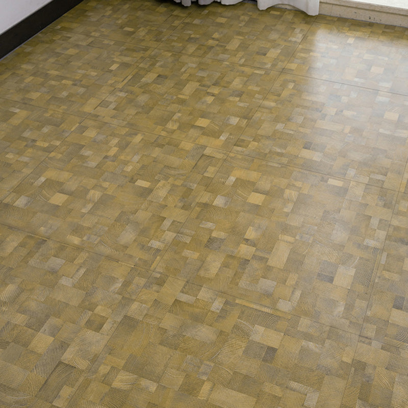 Home Vinyl Flooring Peel and Stick Marble Print Square PVC Flooring for Living Room Dark Beige Clearhalo 'Flooring 'Home Improvement' 'home_improvement' 'home_improvement_vinyl_flooring' 'Vinyl Flooring' 'vinyl_flooring' Walls and Ceiling' 7274942