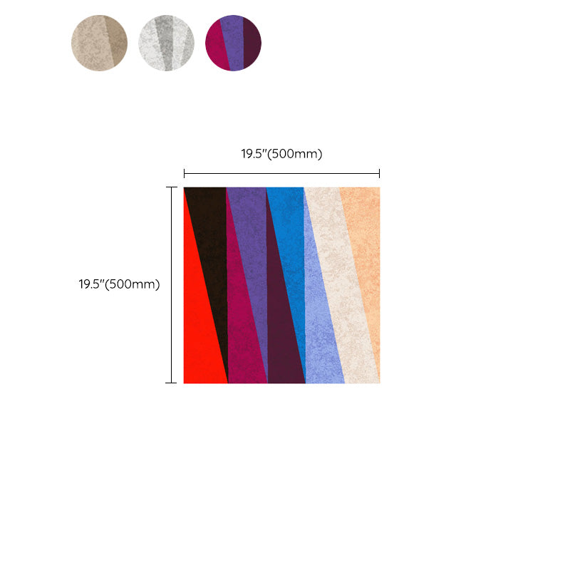 Modern Carpet Tiles Geometric Print Square Stain Resistant Carpet Tiles Clearhalo 'Carpet Tiles & Carpet Squares' 'carpet_tiles_carpet_squares' 'Flooring 'Home Improvement' 'home_improvement' 'home_improvement_carpet_tiles_carpet_squares' Walls and Ceiling' 7274994