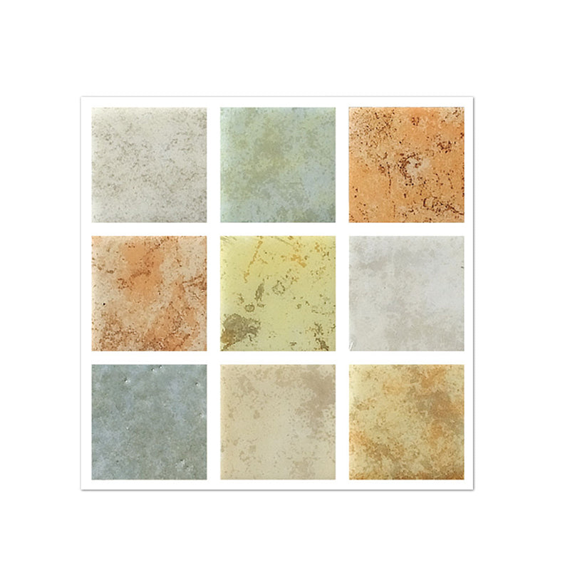 PVC Square Peel & Stick Mosaic Tile Multi-Color Backsplash & Wall Tile Beige Clearhalo 'Flooring 'Home Improvement' 'home_improvement' 'home_improvement_peel_stick_blacksplash' 'Peel & Stick Backsplash Tile' 'peel_stick_blacksplash' 'Walls & Ceilings' Walls and Ceiling' 7275036