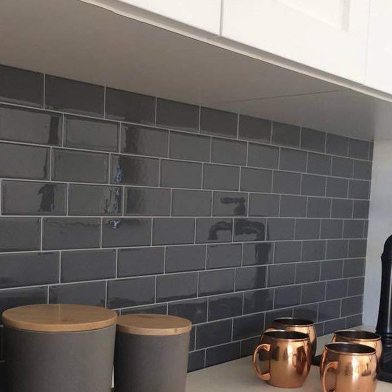 Peel & Stick Subway Tile Stain Resistant PVC Rectangle Peel & Stick Tile for Shower 2 Pack Black 20-Piece Set Clearhalo 'Flooring 'Home Improvement' 'home_improvement' 'home_improvement_peel_stick_blacksplash' 'Peel & Stick Backsplash Tile' 'peel_stick_blacksplash' 'Walls & Ceilings' Walls and Ceiling' 7275098