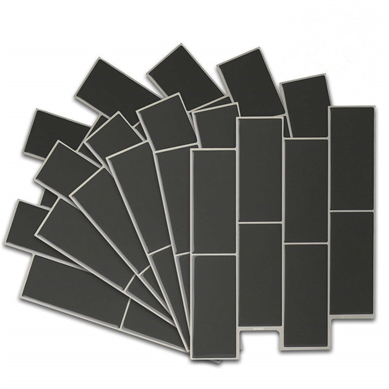 Peel & Stick Subway Tile Stain Resistant PVC Rectangle Peel & Stick Tile for Shower 2 Pack Clearhalo 'Flooring 'Home Improvement' 'home_improvement' 'home_improvement_peel_stick_blacksplash' 'Peel & Stick Backsplash Tile' 'peel_stick_blacksplash' 'Walls & Ceilings' Walls and Ceiling' 7275104