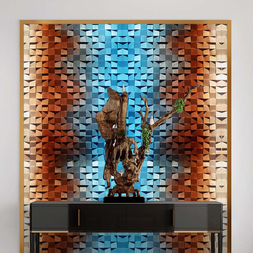 Mosaic Wall Ceiling Wood Contemporary Shiplap Indoor Wall Ceiling Clearhalo 'Flooring 'Home Improvement' 'home_improvement' 'home_improvement_wall_paneling' 'Wall Paneling' 'wall_paneling' 'Walls & Ceilings' Walls and Ceiling' 7275118