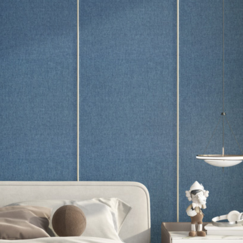 Modern Style Waterproof Wall Paneling Living Room PVC Wall Paneling Dark Blue Clearhalo 'Flooring 'Home Improvement' 'home_improvement' 'home_improvement_wall_paneling' 'Wall Paneling' 'wall_paneling' 'Walls & Ceilings' Walls and Ceiling' 7275170