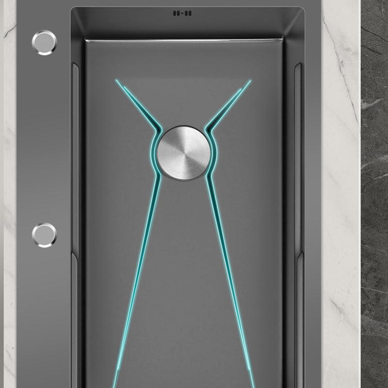 Stainless Steel Kitchen Sink Single Bowl Drop-In Kitchen Sink Clearhalo 'Home Improvement' 'home_improvement' 'home_improvement_kitchen_sinks' 'Kitchen Remodel & Kitchen Fixtures' 'Kitchen Sinks & Faucet Components' 'Kitchen Sinks' 'kitchen_sinks' 7276162