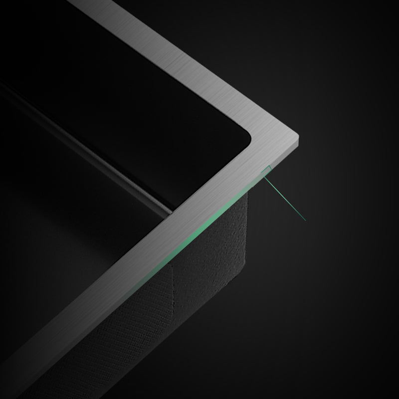 Drop-In Kitchen Sink Stainless Steel Kitchen Sink with Rectangular Shape Clearhalo 'Home Improvement' 'home_improvement' 'home_improvement_kitchen_sinks' 'Kitchen Remodel & Kitchen Fixtures' 'Kitchen Sinks & Faucet Components' 'Kitchen Sinks' 'kitchen_sinks' 7276184