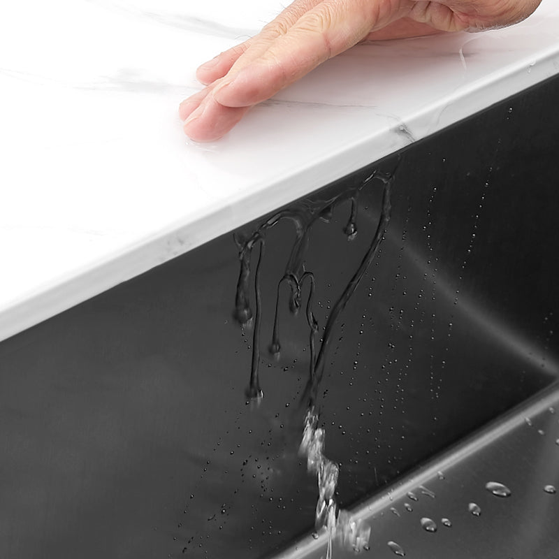 Stainless Steel Kitchen Sink Modern Kitchen Bar Sink with Drain Assembly Clearhalo 'Home Improvement' 'home_improvement' 'home_improvement_kitchen_sinks' 'Kitchen Remodel & Kitchen Fixtures' 'Kitchen Sinks & Faucet Components' 'Kitchen Sinks' 'kitchen_sinks' 7276215