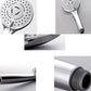 Contemporary Handheld Shower Head Adjustable Spray Pattern Silver Shower Head Clearhalo 'Bathroom Remodel & Bathroom Fixtures' 'Home Improvement' 'home_improvement' 'home_improvement_shower_heads' 'Shower Heads' 'shower_heads' 'Showers & Bathtubs Plumbing' 'Showers & Bathtubs' 7276292