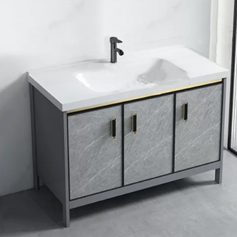 Modern Bathroom Sink Vanity Freestanding Faucet Included Bathroom Vanity Set Vanity & Faucet Clearhalo 'Bathroom Remodel & Bathroom Fixtures' 'Bathroom Vanities' 'bathroom_vanities' 'Home Improvement' 'home_improvement' 'home_improvement_bathroom_vanities' 7276635