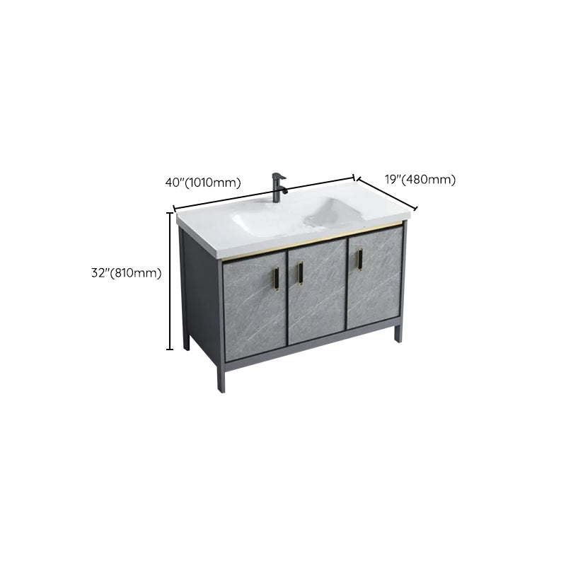 Modern Bathroom Sink Vanity Freestanding Faucet Included Bathroom Vanity Set Clearhalo 'Bathroom Remodel & Bathroom Fixtures' 'Bathroom Vanities' 'bathroom_vanities' 'Home Improvement' 'home_improvement' 'home_improvement_bathroom_vanities' 7276643