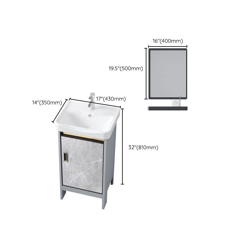 Modern Bathroom Sink Vanity Freestanding Faucet Included Bathroom Vanity Set Clearhalo 'Bathroom Remodel & Bathroom Fixtures' 'Bathroom Vanities' 'bathroom_vanities' 'Home Improvement' 'home_improvement' 'home_improvement_bathroom_vanities' 7276644