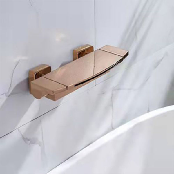 Modern Shower Faucet Brass Handheld Shower Head Wall Mounted Shower Trim Rose Gold 1 Clearhalo 'Bathroom Remodel & Bathroom Fixtures' 'Home Improvement' 'home_improvement' 'home_improvement_shower_faucets' 'Shower Faucets & Systems' 'shower_faucets' 'Showers & Bathtubs Plumbing' 'Showers & Bathtubs' 7277607