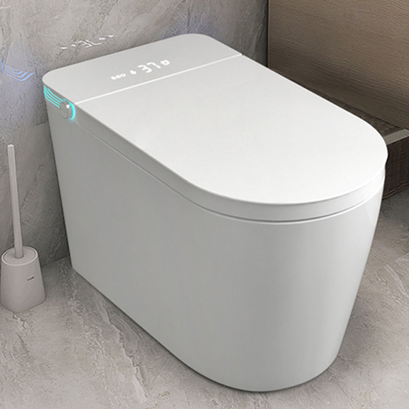 Modern Floor Mounted Toilet Bowl Siphon Jet All In One Flush Toilet White Clearhalo 'Bathroom Remodel & Bathroom Fixtures' 'Home Improvement' 'home_improvement' 'home_improvement_toilets' 'Toilets & Bidets' 'Toilets' 7277989