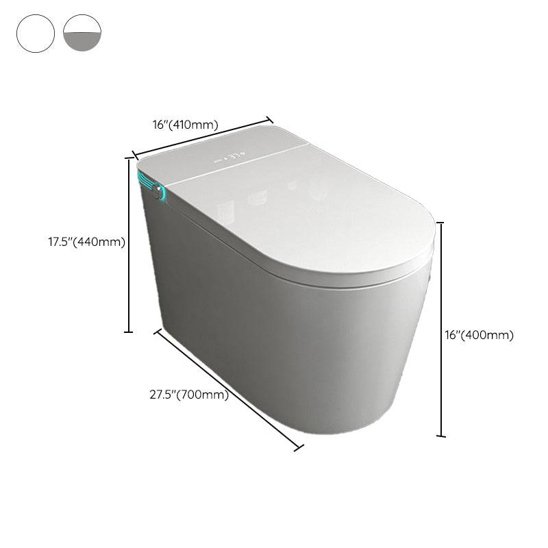 Modern Floor Mounted Toilet Bowl Siphon Jet All In One Flush Toilet Clearhalo 'Bathroom Remodel & Bathroom Fixtures' 'Home Improvement' 'home_improvement' 'home_improvement_toilets' 'Toilets & Bidets' 'Toilets' 7278000