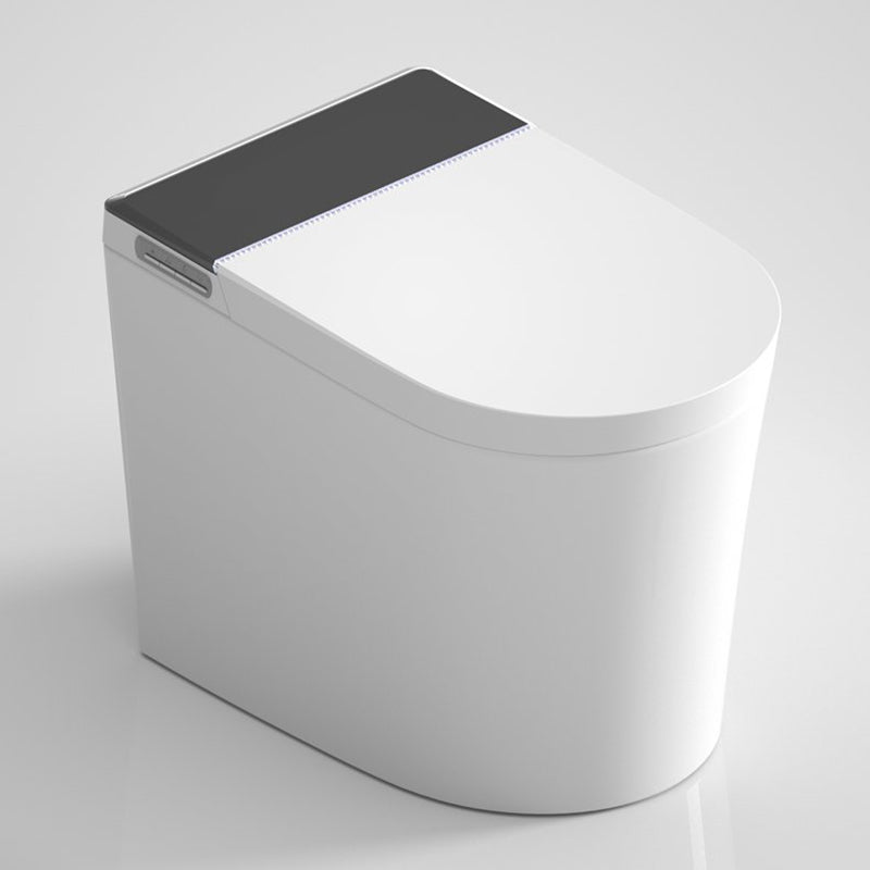 Elongated Bowl Shape Floor Standing Bidet with Heated Seat in White Clearhalo 'Bathroom Remodel & Bathroom Fixtures' 'Bidets' 'Home Improvement' 'home_improvement' 'home_improvement_bidets' 'Toilets & Bidets' 7279036