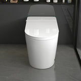 White Finish Floor Standing Bidet with Heated Seat and Foot Sensor Clearhalo 'Bathroom Remodel & Bathroom Fixtures' 'Bidets' 'Home Improvement' 'home_improvement' 'home_improvement_bidets' 'Toilets & Bidets' 7279052