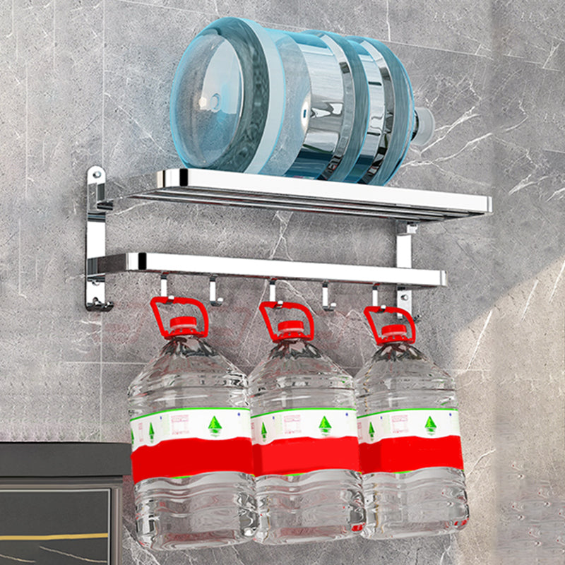 Modern Bathroom Hardware Set Silver Metal Bathroom Accessory Clearhalo 'Bathroom Hardware Sets' 'Bathroom Hardware' 'Bathroom Remodel & Bathroom Fixtures' 'bathroom_hardware_sets' 'Home Improvement' 'home_improvement' 'home_improvement_bathroom_hardware_sets' 7279063