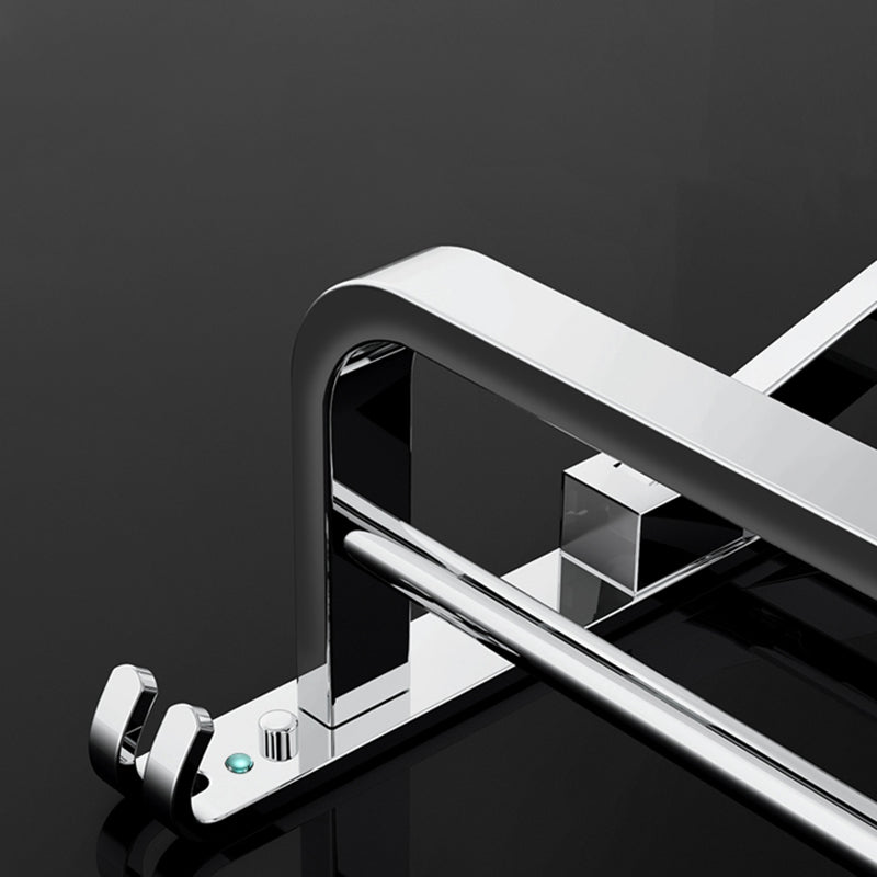 Modern Bathroom Hardware Set Silver Metal Bathroom Accessory Clearhalo 'Bathroom Hardware Sets' 'Bathroom Hardware' 'Bathroom Remodel & Bathroom Fixtures' 'bathroom_hardware_sets' 'Home Improvement' 'home_improvement' 'home_improvement_bathroom_hardware_sets' 7279065