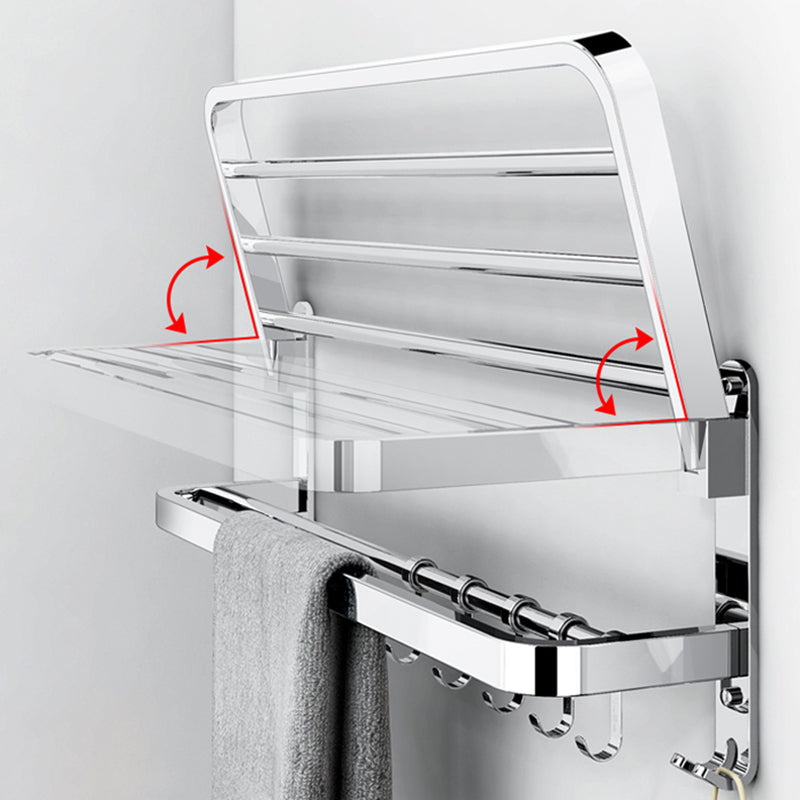 Modern Bathroom Hardware Set Silver Metal Bathroom Accessory Clearhalo 'Bathroom Hardware Sets' 'Bathroom Hardware' 'Bathroom Remodel & Bathroom Fixtures' 'bathroom_hardware_sets' 'Home Improvement' 'home_improvement' 'home_improvement_bathroom_hardware_sets' 7279067