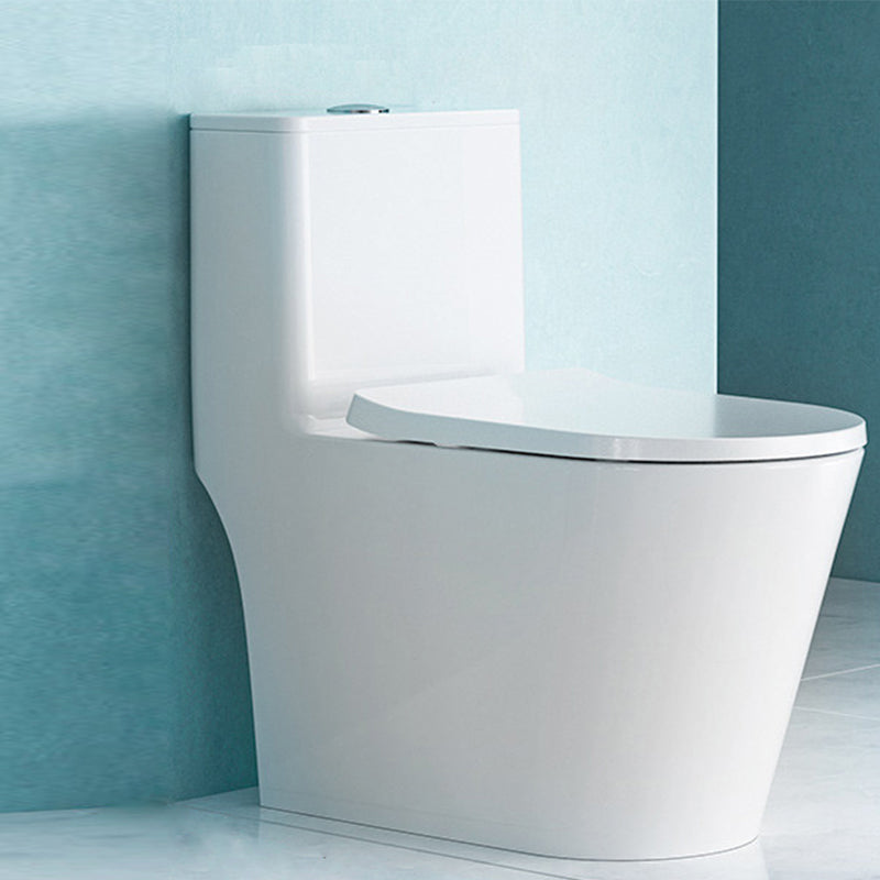 Modern Floor Mount Toilet Slow Close Seat Included Toilet Bowl for Bathroom UF Clearhalo 'Bathroom Remodel & Bathroom Fixtures' 'Home Improvement' 'home_improvement' 'home_improvement_toilets' 'Toilets & Bidets' 'Toilets' 7279349