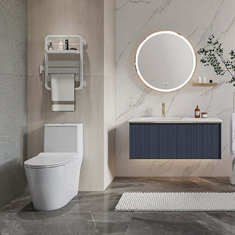 Modern Floor Mount Toilet Slow Close Seat Included Toilet Bowl for Bathroom Clearhalo 'Bathroom Remodel & Bathroom Fixtures' 'Home Improvement' 'home_improvement' 'home_improvement_toilets' 'Toilets & Bidets' 'Toilets' 7279352