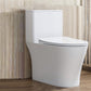 Modern Floor Mounted Toilet White Slow Close Seat Included Toilet Bowl for Bathroom 15"L x 28"W x 28"H Clearhalo 'Bathroom Remodel & Bathroom Fixtures' 'Home Improvement' 'home_improvement' 'home_improvement_toilets' 'Toilets & Bidets' 'Toilets' 7279365