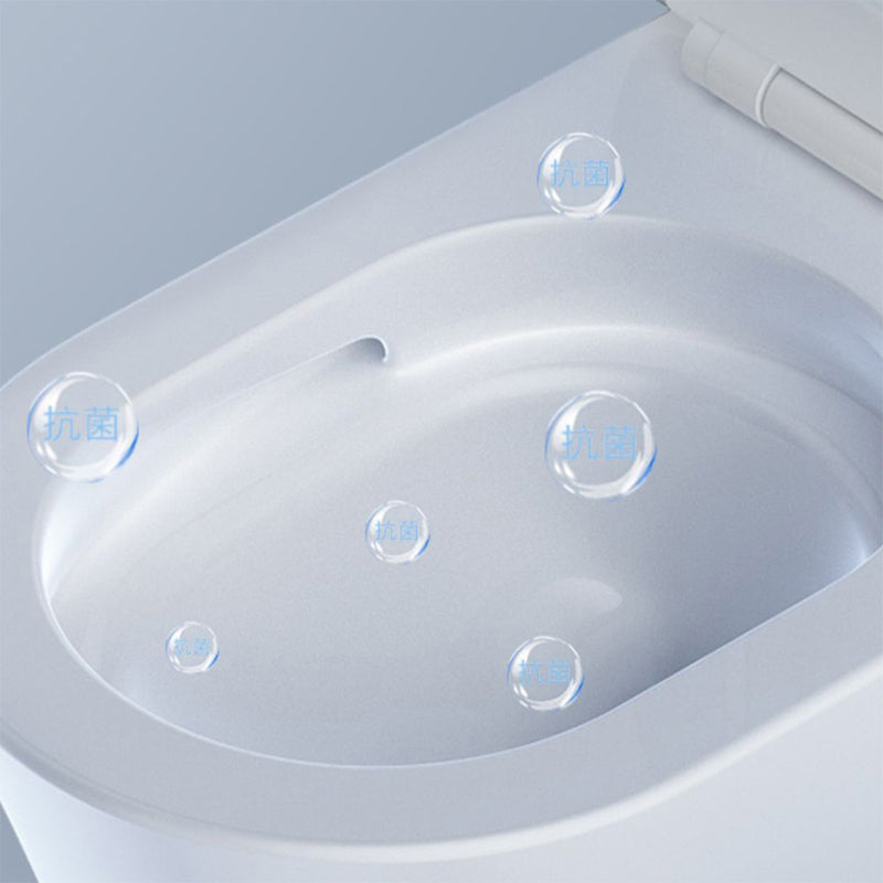 Modern Floor Mounted Toilet White Slow Close Seat Included Toilet Bowl for Bathroom Clearhalo 'Bathroom Remodel & Bathroom Fixtures' 'Home Improvement' 'home_improvement' 'home_improvement_toilets' 'Toilets & Bidets' 'Toilets' 7279371