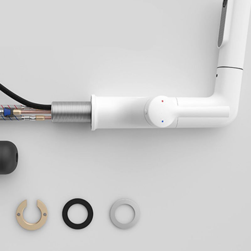 Swivel Spout Bathroom Sink Faucet with Lever Handle Vessel Sink Faucet Clearhalo 'Bathroom Remodel & Bathroom Fixtures' 'Bathroom Sink Faucets' 'Bathroom Sinks & Faucet Components' 'bathroom_sink_faucets' 'Home Improvement' 'home_improvement' 'home_improvement_bathroom_sink_faucets' 7279479