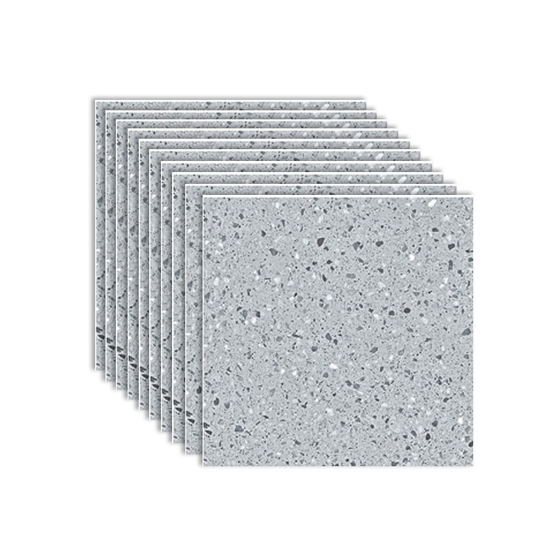 Modern Tile Flooring PVC Peel and Stick Marble Look Mildew Resistant Vinyl Tile Light Gray Clearhalo 'Flooring 'Home Improvement' 'home_improvement' 'home_improvement_vinyl_flooring' 'Vinyl Flooring' 'vinyl_flooring' Walls and Ceiling' 7279885