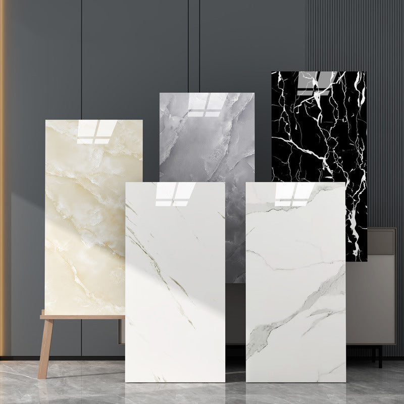 Floor Wall Tile Marble Pattern Wallpaper Rectangular Bathroom Kitchen Wallpaper Clearhalo 'Flooring 'Home Improvement' 'home_improvement' 'home_improvement_peel_stick_blacksplash' 'Peel & Stick Backsplash Tile' 'peel_stick_blacksplash' 'Walls & Ceilings' Walls and Ceiling' 7279929