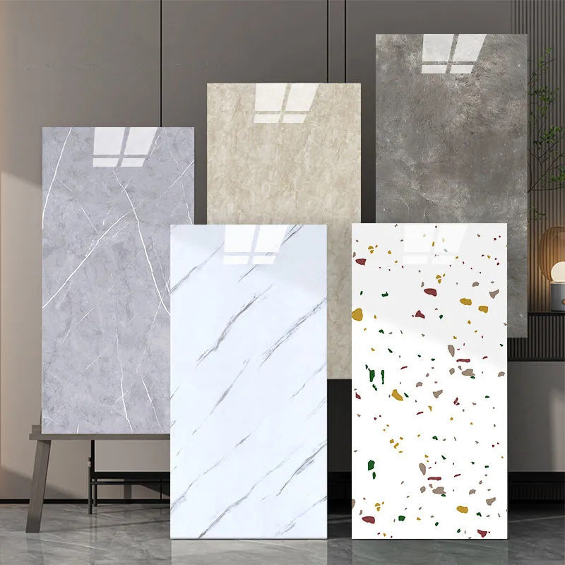Floor Wall Tile Marble Pattern Wallpaper Rectangular Bathroom Kitchen Wallpaper Clearhalo 'Flooring 'Home Improvement' 'home_improvement' 'home_improvement_peel_stick_blacksplash' 'Peel & Stick Backsplash Tile' 'peel_stick_blacksplash' 'Walls & Ceilings' Walls and Ceiling' 7279933
