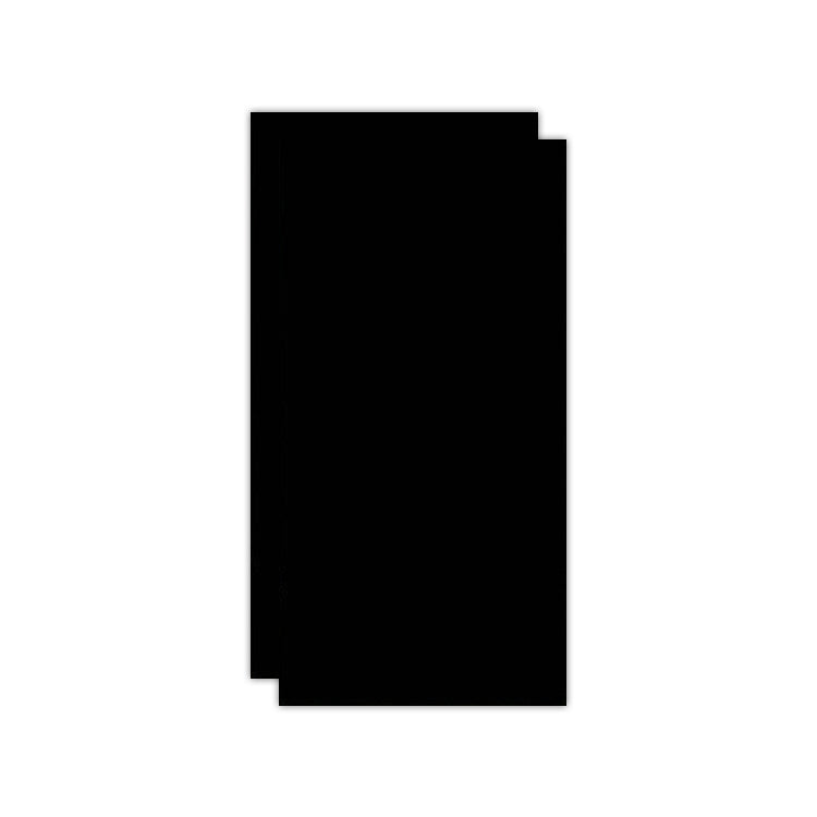 Floor Wall Tile Marble Pattern Wallpaper Rectangular Bathroom Kitchen Wallpaper Matte Black 1' x 2' Clearhalo 'Flooring 'Home Improvement' 'home_improvement' 'home_improvement_peel_stick_blacksplash' 'Peel & Stick Backsplash Tile' 'peel_stick_blacksplash' 'Walls & Ceilings' Walls and Ceiling' 7279941