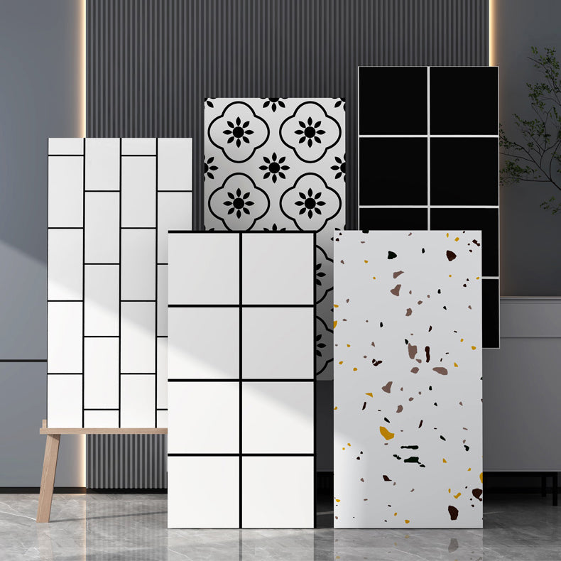 Floor Wall Tile Marble Pattern Wallpaper Rectangular Bathroom Kitchen Wallpaper Clearhalo 'Flooring 'Home Improvement' 'home_improvement' 'home_improvement_peel_stick_blacksplash' 'Peel & Stick Backsplash Tile' 'peel_stick_blacksplash' 'Walls & Ceilings' Walls and Ceiling' 7279947
