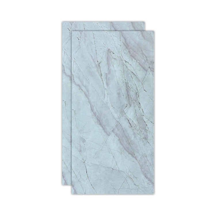 Floor Wall Tile Marble Pattern Wallpaper Rectangular Bathroom Kitchen Wallpaper Matte Gray 1' x 2' Clearhalo 'Flooring 'Home Improvement' 'home_improvement' 'home_improvement_peel_stick_blacksplash' 'Peel & Stick Backsplash Tile' 'peel_stick_blacksplash' 'Walls & Ceilings' Walls and Ceiling' 7279962