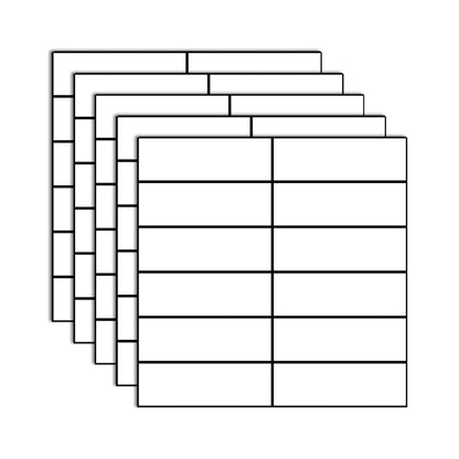 Tile-Peel & Stick Rectangle White Plastic Waterproof Tile-Peel & Stick for Shower 10 Pack Clearhalo 'Flooring 'Home Improvement' 'home_improvement' 'home_improvement_peel_stick_blacksplash' 'Peel & Stick Backsplash Tile' 'peel_stick_blacksplash' 'Walls & Ceilings' Walls and Ceiling' 7279967