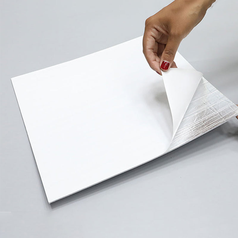 Tile-Peel & Stick Rectangle White Plastic Waterproof Tile-Peel & Stick for Shower 10 Pack Clearhalo 'Flooring 'Home Improvement' 'home_improvement' 'home_improvement_peel_stick_blacksplash' 'Peel & Stick Backsplash Tile' 'peel_stick_blacksplash' 'Walls & Ceilings' Walls and Ceiling' 7279975