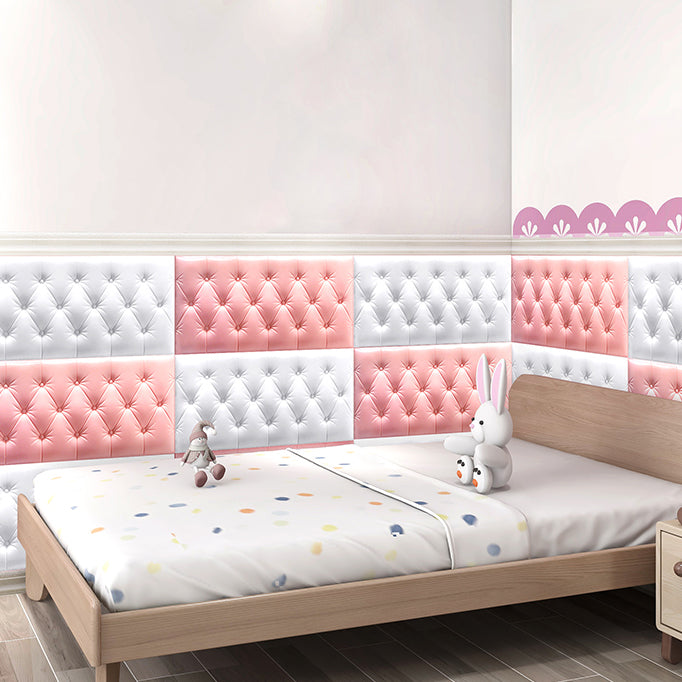 Modern Style Foam Waterproof Wall Paneling Bed Room 3D Wall Paneling with Cushion Clearhalo 'Flooring 'Home Improvement' 'home_improvement' 'home_improvement_wall_paneling' 'Wall Paneling' 'wall_paneling' 'Walls & Ceilings' Walls and Ceiling' 7280005