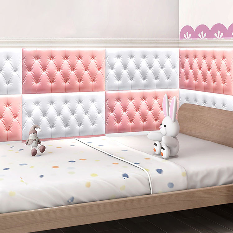 Modern Style Foam Waterproof Wall Paneling Bed Room 3D Wall Paneling with Cushion Clearhalo 'Flooring 'Home Improvement' 'home_improvement' 'home_improvement_wall_paneling' 'Wall Paneling' 'wall_paneling' 'Walls & Ceilings' Walls and Ceiling' 7280012