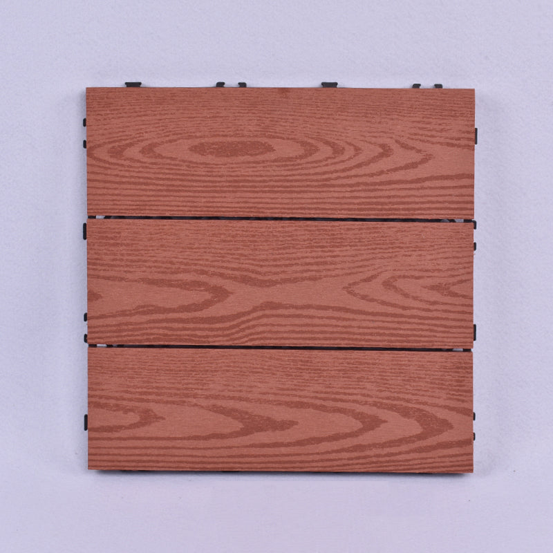 Tradition Rectangle Wood Tile Wire Brushed Brown Engineered Wood for Patio Garden Tan Clearhalo 'Flooring 'Hardwood Flooring' 'hardwood_flooring' 'Home Improvement' 'home_improvement' 'home_improvement_hardwood_flooring' Walls and Ceiling' 7280050