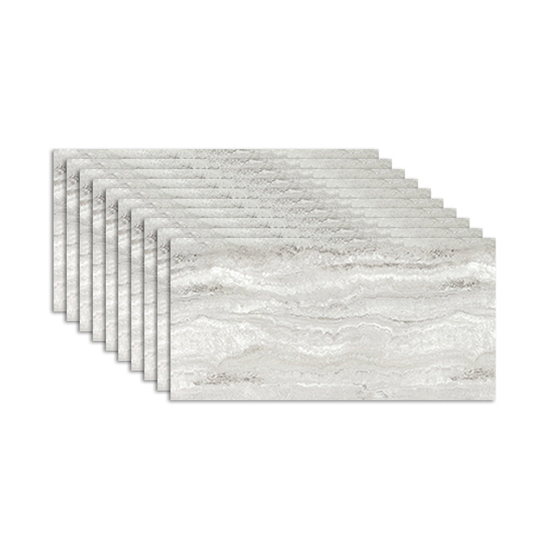 PVC Tile Peel and Stick Tile Kitchen Waterproof Backsplash Peel and Stick Wall Tile Light Gray 10-Piece Set Clearhalo 'Flooring 'Home Improvement' 'home_improvement' 'home_improvement_peel_stick_blacksplash' 'Peel & Stick Backsplash Tile' 'peel_stick_blacksplash' 'Walls & Ceilings' Walls and Ceiling' 7280161