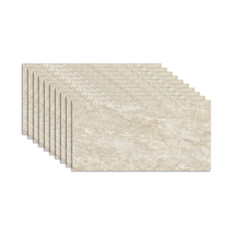 PVC Tile Peel and Stick Tile Kitchen Waterproof Backsplash Peel and Stick Wall Tile Beige 10-Piece Set Clearhalo 'Flooring 'Home Improvement' 'home_improvement' 'home_improvement_peel_stick_blacksplash' 'Peel & Stick Backsplash Tile' 'peel_stick_blacksplash' 'Walls & Ceilings' Walls and Ceiling' 7280164