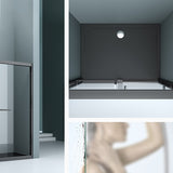 Transparent Double Shower Bath Door Metal Framed Glass Shower Door Clearhalo 'Bathroom Remodel & Bathroom Fixtures' 'Home Improvement' 'home_improvement' 'home_improvement_shower_tub_doors' 'Shower and Tub Doors' 'shower_tub_doors' 'Showers & Bathtubs' 7280213