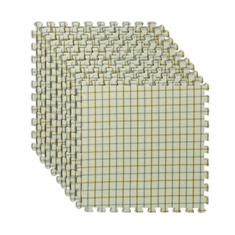 Basic Carpet Tiles Interlocking Stripe Pattern Square Carpet Tiles Grey Beige Clearhalo 'Carpet Tiles & Carpet Squares' 'carpet_tiles_carpet_squares' 'Flooring 'Home Improvement' 'home_improvement' 'home_improvement_carpet_tiles_carpet_squares' Walls and Ceiling' 7280554