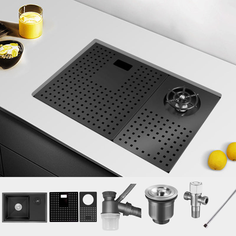 Stainless Steel Bar Sink Undermount Kitchen Sink with Drain Assembly Sink Only None Clearhalo 'Home Improvement' 'home_improvement' 'home_improvement_kitchen_sinks' 'Kitchen Remodel & Kitchen Fixtures' 'Kitchen Sinks & Faucet Components' 'Kitchen Sinks' 'kitchen_sinks' 7281389