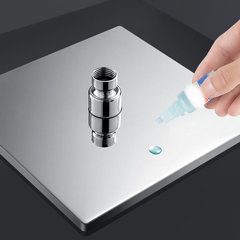 304 Stainless Steel Shower Head Standard Spray Pattern Large Shower Head Clearhalo 'Bathroom Remodel & Bathroom Fixtures' 'Home Improvement' 'home_improvement' 'home_improvement_shower_heads' 'Shower Heads' 'shower_heads' 'Showers & Bathtubs Plumbing' 'Showers & Bathtubs' 7281433